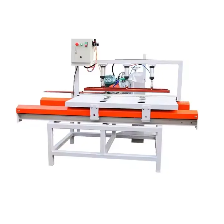 Automatic 45-Degree Ceramic Tile Chamfering Machine for precise edge cutting with oil-immersed guide.