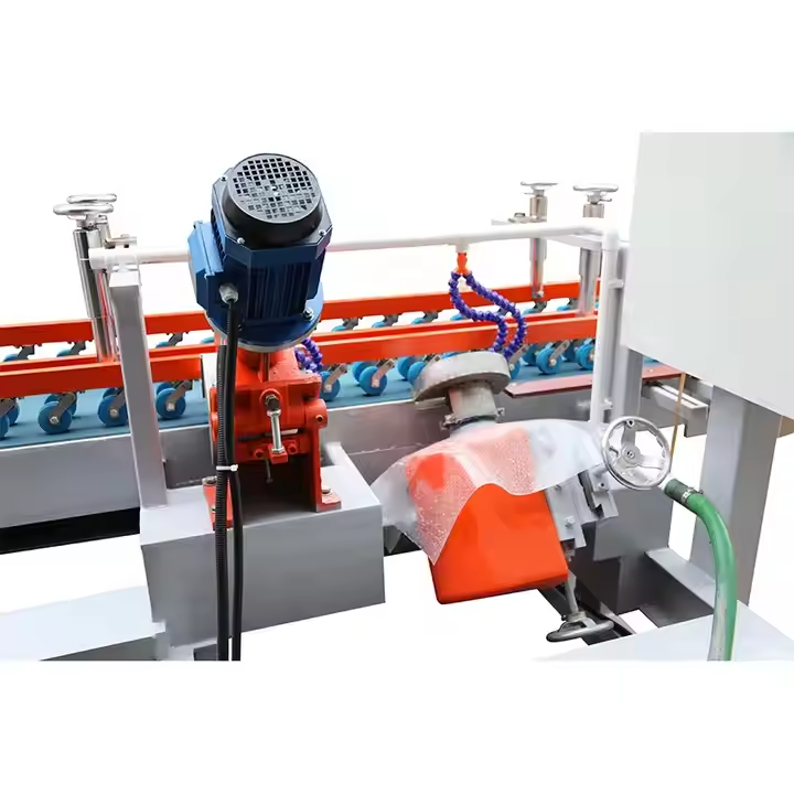 CNC Automatic Ceramic Tile 45-Degree Cutting Machine for wet cutting begonia corners with high accuracy.