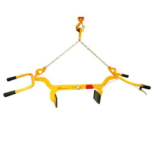 120kg Two-Person Stone Clamp Lifter for granite and concrete curbs with 100-500mm grip range