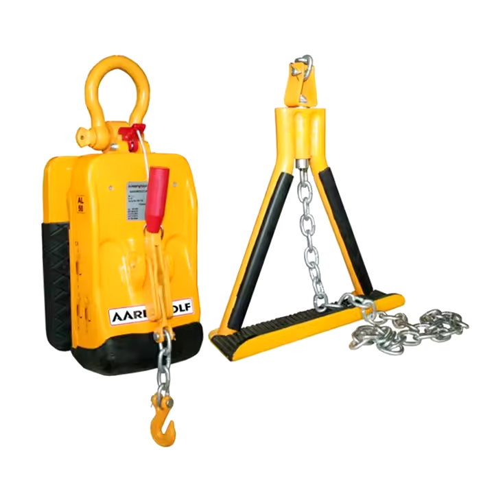 Upgraded Stone Slab Lifter Clamp with Over-Center Lever for Construction Sites