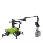 Mobile stone vacuum lifter with forklift