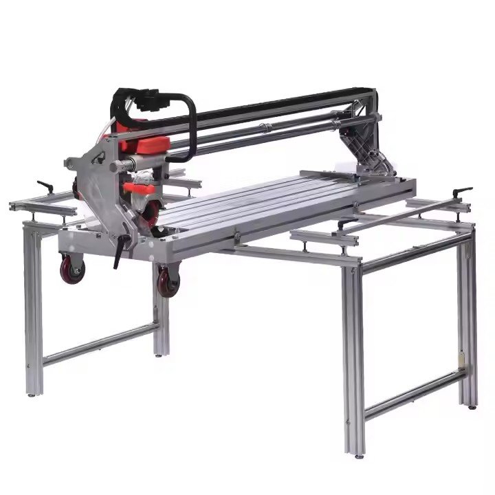 Stonetechinc fully automatic tile cutting machine with 45-degree chamfer for precise ceramic